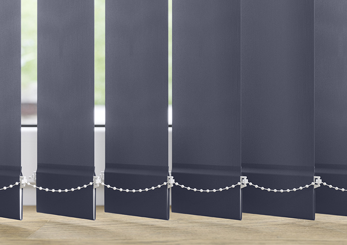 Roma, Night Blue - Vertical Blind Slats - Image 3